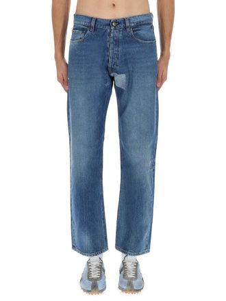 Maison Margiela Jeans With Shelter Detail