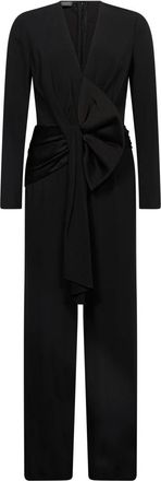 Alberta Ferretti Compleet Geheel Elegant met Riem - Dames - Jumpsuits - Zwart - L - Jumpsuits & Playsuits