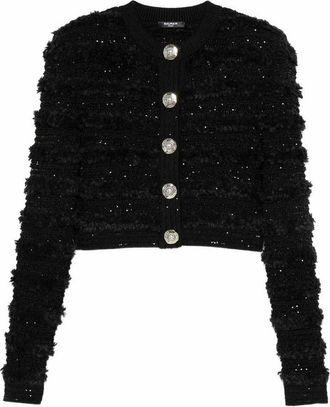 Balmain Tweed Cardigan