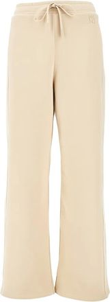 Max Mara drawstring track pants - women - Cotton/Polyester - L - Neutrals