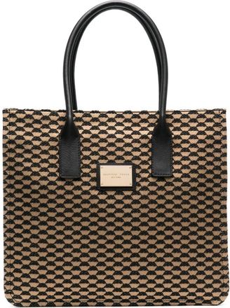 Roberto Festa Milano Bruna jacquard tote bag - women - Fabric - One Size - Black