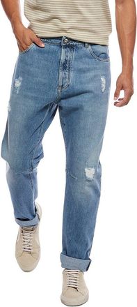 Brunello Cucinelli Straight Medium Wash Jean