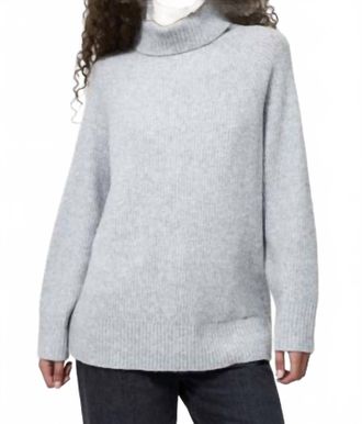 French Connection Emilia Knit Oversized Pullover Sweater In Light Grey