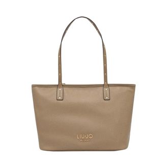 Liu Jo Evrim Tote Small - Dames - Shoppers - Beige - ONE Size - Polyester - Tassen