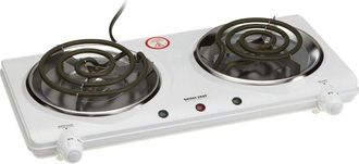 Better Chef Basic Double Burner With White Enamel Finish