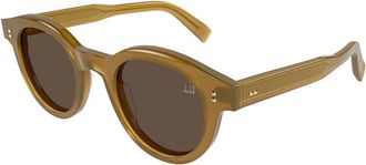 Dunhill DU0122S 004 Mens Sunglasses Brown Size 47