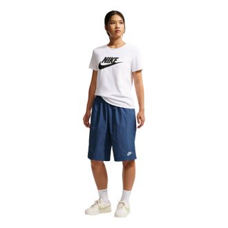 Nike (WMNS) Nike Sportswear Mid-Rise Loose Knee-Length Shorts Mystic Navy Sail IH8465-461