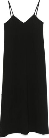 Société Anonyme Abito midi con applicazione - Nero