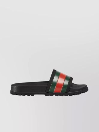 Gucci rubber slide sandals