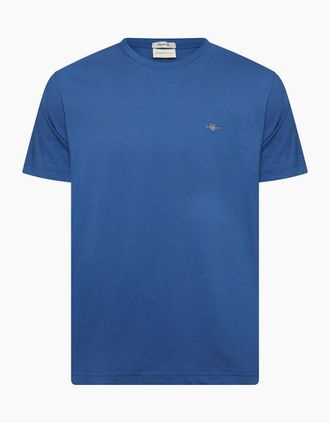 GANT Mens Shield T Shirt - Blue - Size: 40