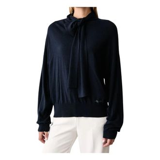 Liu Jo Maglieria a girocollo - - Knitwear - Donna - Blu - M