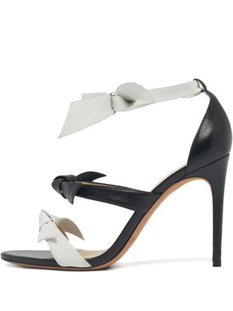 Alexandre Birman bow-detail sandals - women - Calf Leather/Calf Leather/Calf Leather - 40.5 - Black