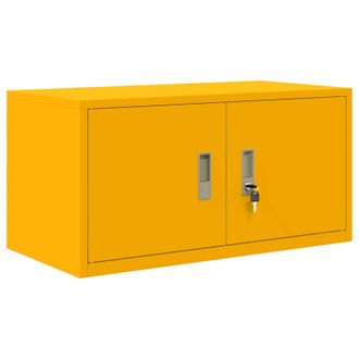 vidaXL Armario De Almacenamiento Amarillo Mostaza 80 X 40 X 40 Cm Vidaxl