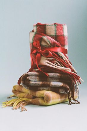 Maeve Pop Plaid Scarf