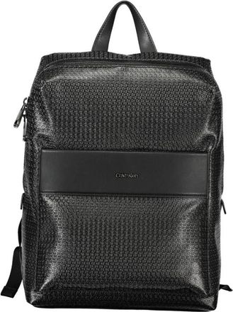 Calvin Klein Zwarte Polyester Rugzak - Heren - Rugzakken - Zwart - ONE Size - Polyester - Tassen