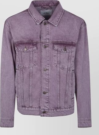 Les Deux rally denim jacket chest pockets buttons