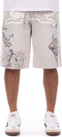 Icecream Milk Shake Terry Shorts in Heather Grey at Nordstrom, Size Xx-Large