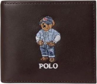 Polo Ralph Lauren Wallets & Cardholders - Heren - Portefeuilles - Bruin - ONE Size - Leer - Accessoires
