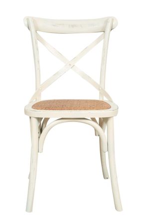 Biscottini International Silla Thonet Vintage Silla De Madera De Fresno Y Rat&aacute;n 50x90x52 Cm Silla R&uacute;stica Silla De Cocina Y Comedor Sillas Modernas