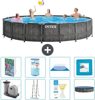 Intex Piscina Prism Frame Redonda - 549x122 Cm - 9-piezas S602