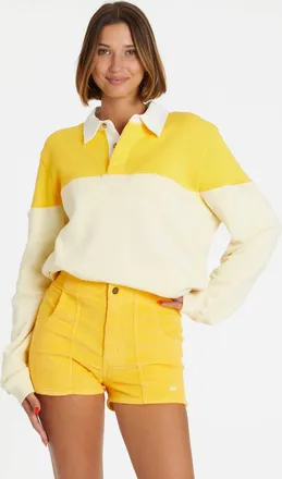Hammies Retro Corduroy Shorts In Yellow
