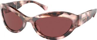 Michael Kors Womens MK2198-394675-59 MK2198 59 394675 Fashion Sunglasses - Brown - One Size