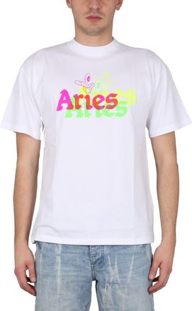 Aries Trippy Aye Duck T-shirt