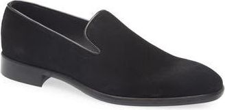 Bruno Magli Ellington Velvet Loafer in Black Suede at Nordstrom Rack, Size 7