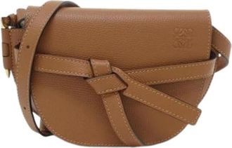 Loewe Pre-owned Belt Bags, female, Brown, Size: ONE SIZE Pre-owned Leather Shoulder Bag