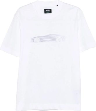 HUGO BOSS Car-print T-shirt