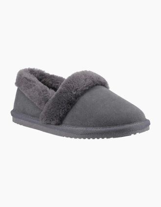 Hush Puppies Womens Ariel Womens Slippers - Grey - Size: 7