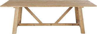 Maisons du monde Mesa de comedor de madera de pino reciclada para 10 personas de 240 cm