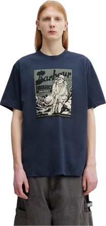 Barbour Uomo, Top, Blu, M, new