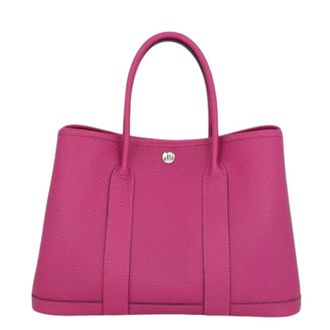 Herm&egrave;s Pre-owned Garden Tote Bag - Pre-owned - Mujer - Rosa - ONE SIZE
