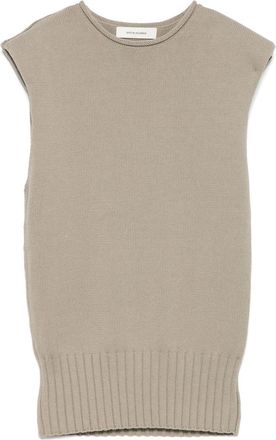 Entire studios Burns Knit Vest Middle Grey