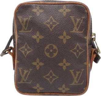 Louis Vuitton Vintage, unisex, Bruin, ONE Size, Leer, Pre-owned Monogram Schoudertas