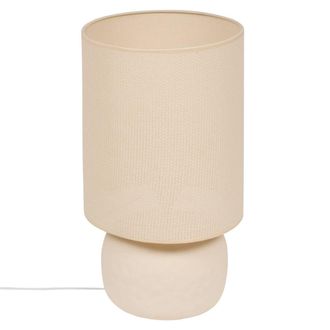 Atmosphera L&aacute;mpara Obine Cil&iacute;ndrica, 56 Cm De Altura, Color Beige - Atmosphera Cr&eacute;ateur DInt&eacute;rieur