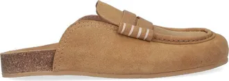J.W.Anderson Light Brown Suede Slip-On Mules