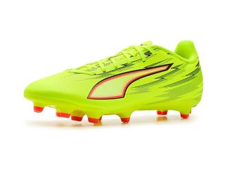 Puma Ultra 6 Play Firm, Artificial Ground Soccer Cleats Mens Soccer Shoes Yellow Alert/Black/Glowing Red/Lime Squeeze : 11.5 D - Medium