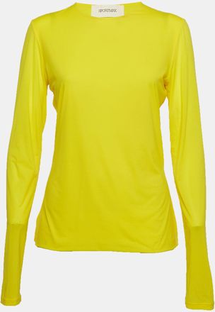 Sportmax Yellow Jersey Long Sleeve T-Shirt