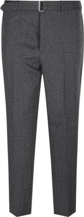 Officine Générale Slim-fit Trousers, male, Gray, L, Dark Grey/Light Grey Hoche Trousers