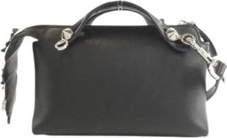 Fendi Pre-owned By The Way Mini Leder Handtas - Dames - Vintage Mini Tas - Zwart - ONE Size - Leer - Vintage