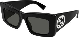 Gucci Cat Eye Zonnebril - unisex - Zonnebrillen - Zwart - 53 MM - Accessoires