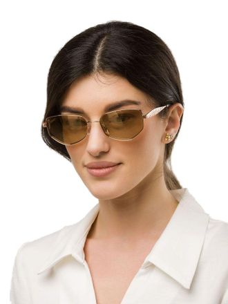 Just Cavalli SJC200 Stainless Steel Sunglasses - Gold