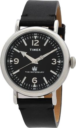 Timex Waterbury Standard Quartz Black Dial Mens Watch TW2W20200