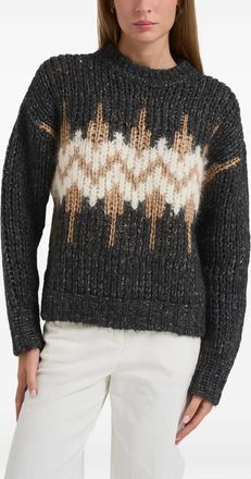 PESERICO Trui met lange mouwen - Grijs