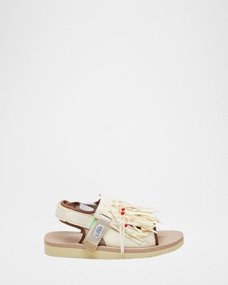 Suicoke Was 4AB Beaded Tassel Sporty Sandals