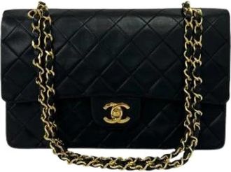 Chanel Pre-owned Vintage Schoudertas - Dames - Vintage Schoudertas - Zwart - ONE Size - Leer - Vintage