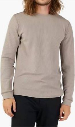 Fox Level Up Thermal Long Sleeve Shirt In Taupe