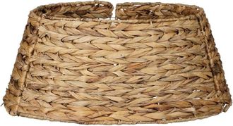MiCa Decorations Falda de &aacute;rbol de navidad marr&oacute;n h26xb58xl58cm